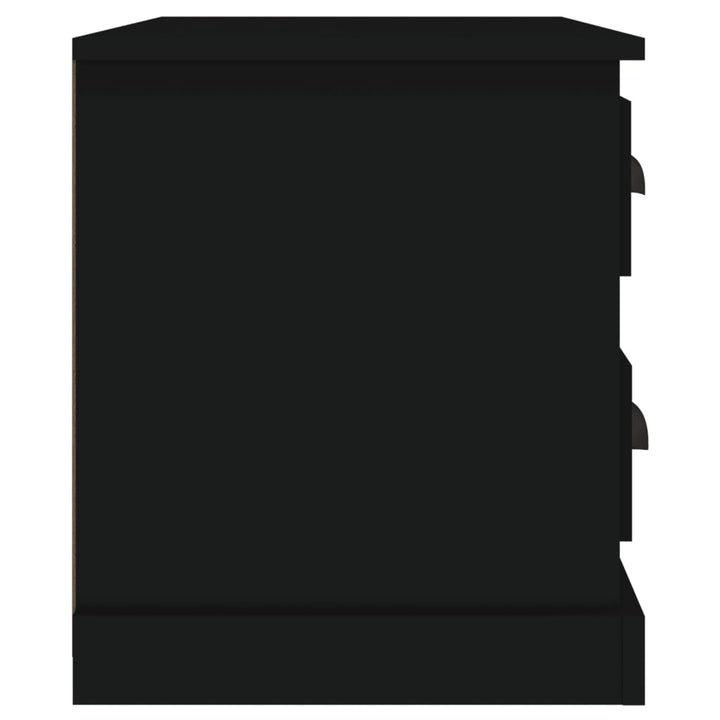 Nachtkastje 60x39x45 cm zwart