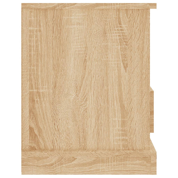 Tv-meubel 93x35,5x45 cm bewerkt hout sonoma eikenkleurig