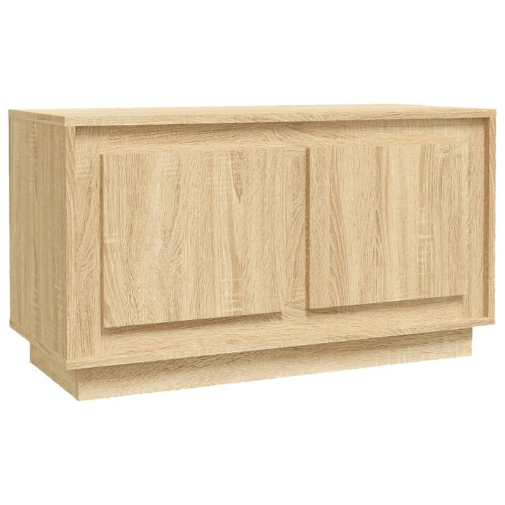 Tv-meubel 80x35x45 cm bewerkt hout sonoma eikenkleurig