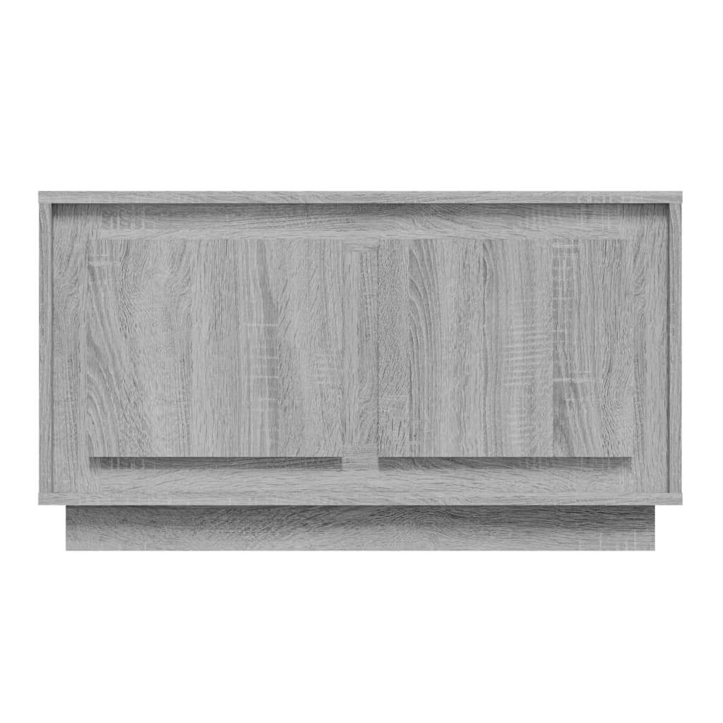 Tv-meubel 80x35x45 cm bewerkt hout grijs sonoma eikenkleurig