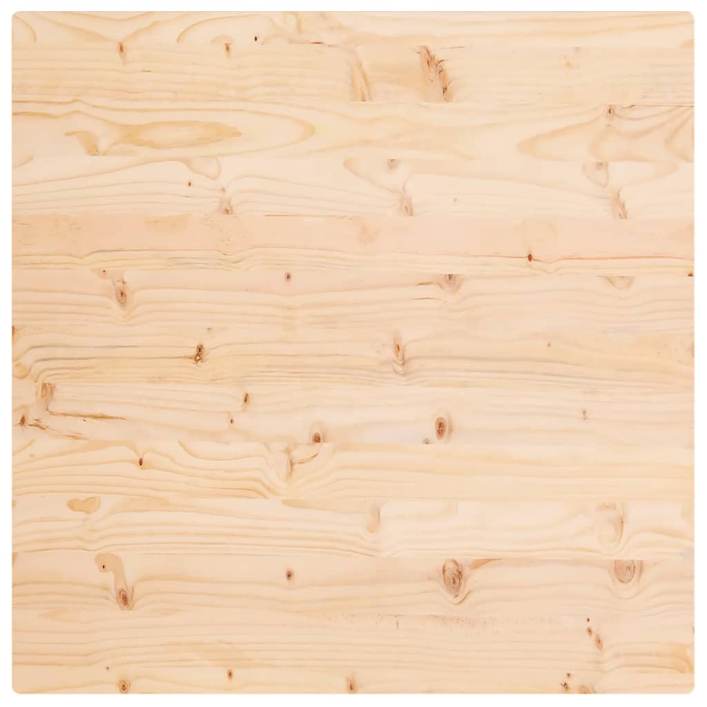 Tafelblad vierkant 90x90x2,5 cm massief grenenhout