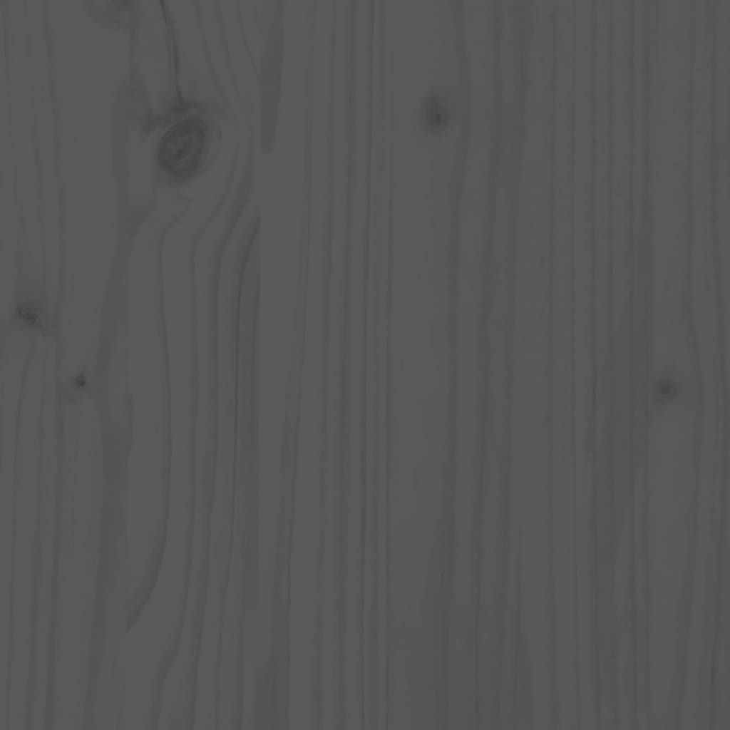 3-delige Tuinbarset massief grenenhout grijs