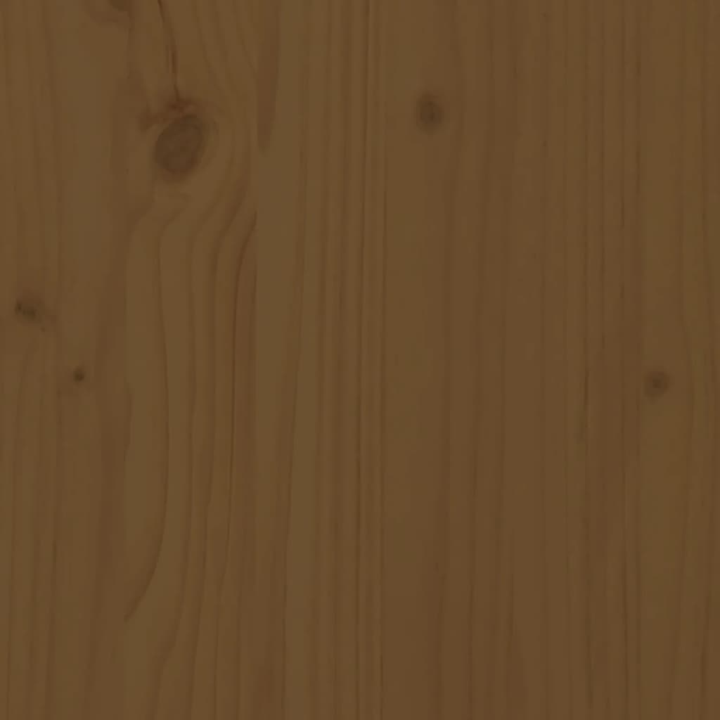 7-delige Tuinbarset massief grenenhout honingbruin