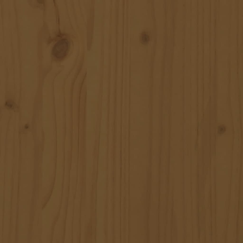 5-delige Tuinbarset massief grenenhout honingbruin
