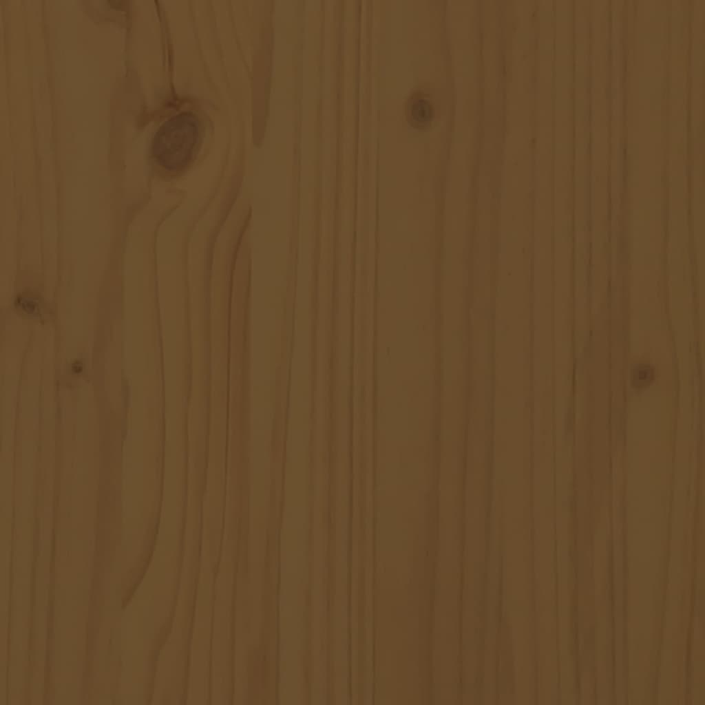 810552 Plantenbak 62x50x57 cm massief grenenhout honingbruin