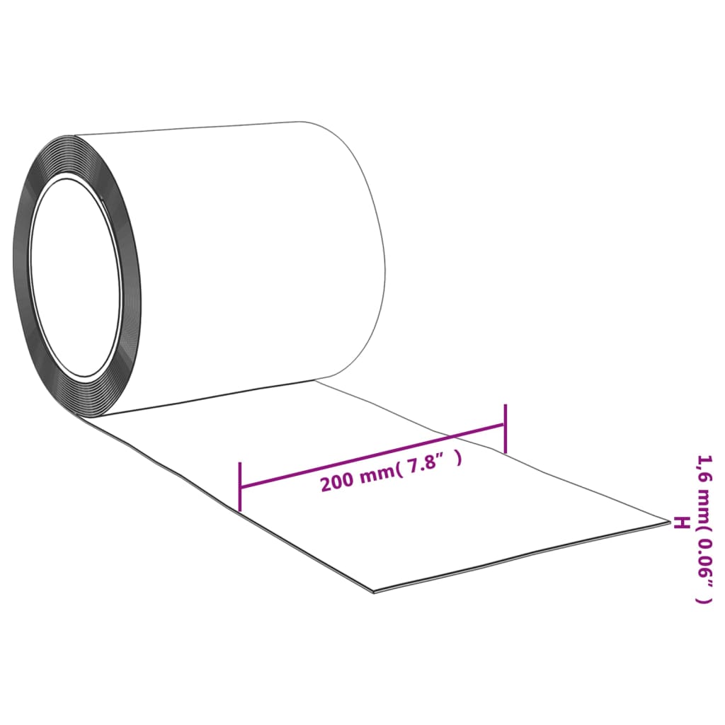 Deurgordijn 200x1,6 mm 50 m PVC transparant