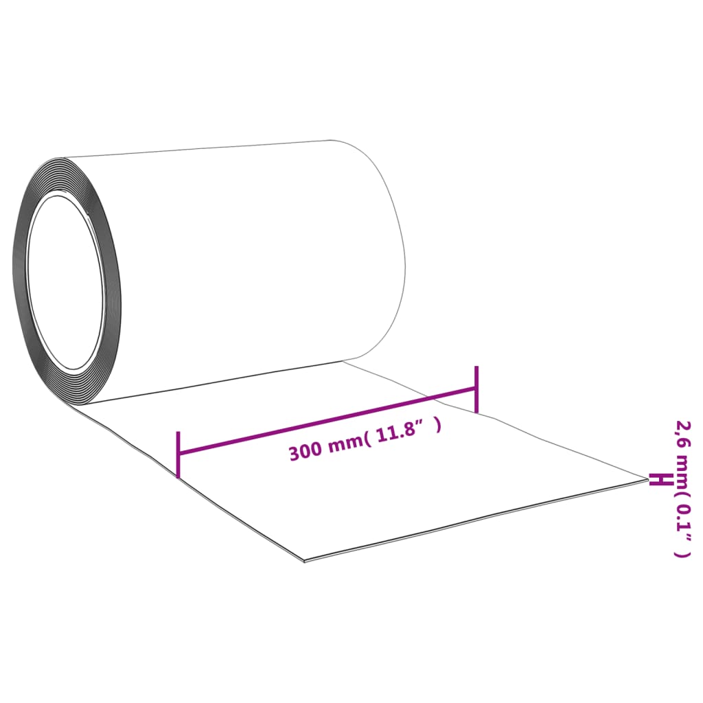 Deurgordijn 300x2,6 mm 10 m PVC transparant