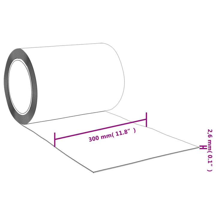 Deurgordijn 300x2,6 mm 10 m PVC transparant