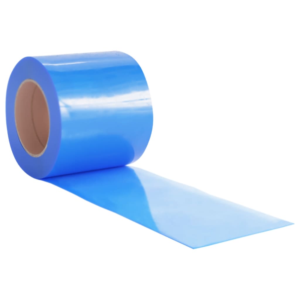 Deurgordijn 200x1,6 mm 25 m PVC blauw