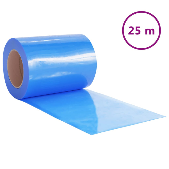 Deurgordijn 300x2,6 mm 25 m PVC blauw