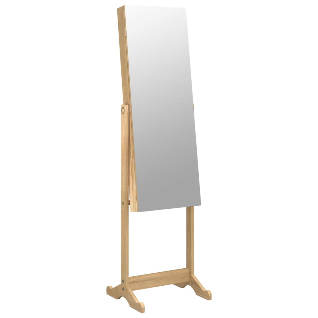 Sieradenkast met spiegel vrijstaand 42x38x152 cm
