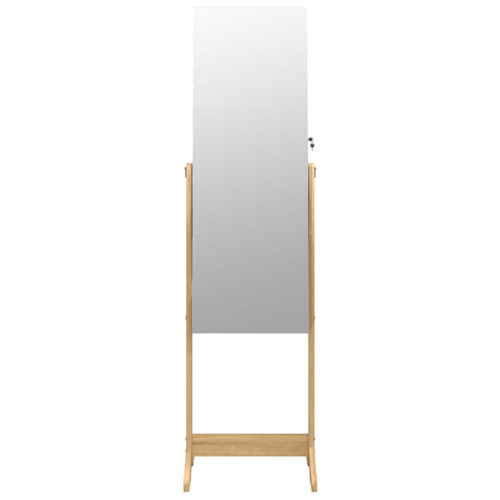 Sieradenkast met spiegel vrijstaand 42x38x152 cm