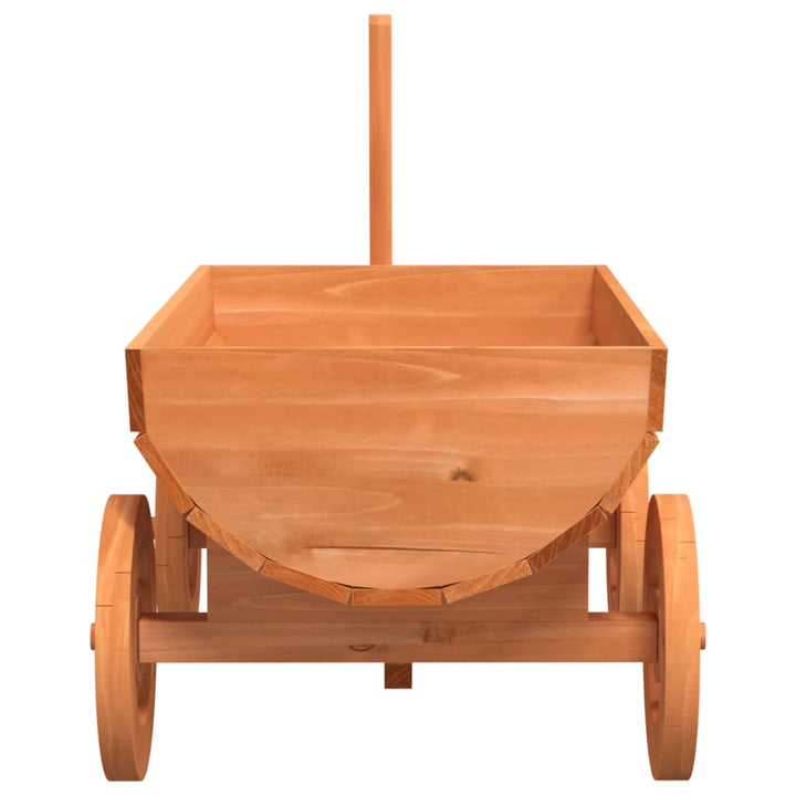 vidaXL Wagen decoratief 70x43x54 cm massief vurenhout