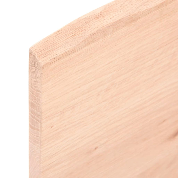Wastafelblad 40x50x2 cm onbehandeld massief hout