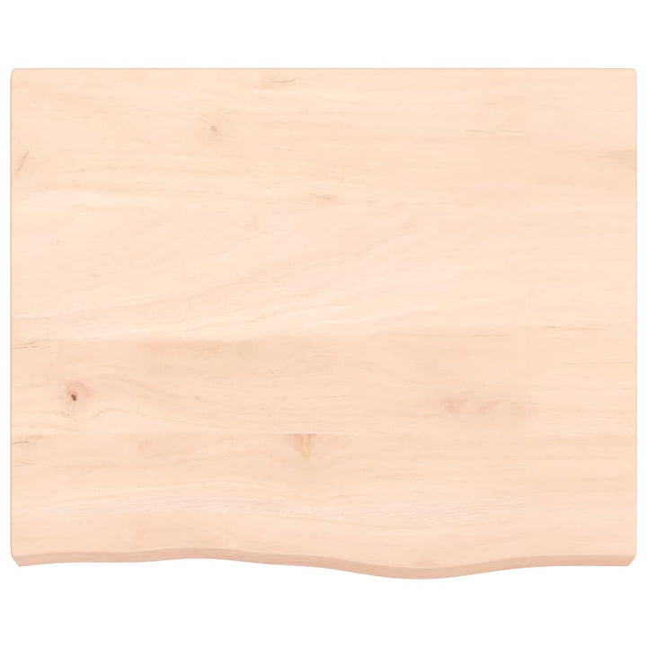 Wastafelblad 60x60x6 cm onbehandeld massief hout