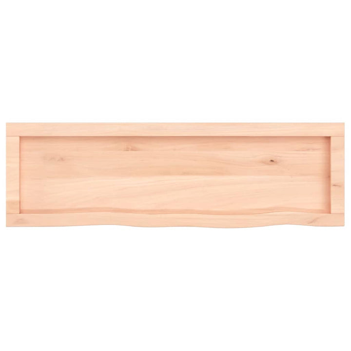 Wastafelblad 100x30x4 cm onbehandeld massief hout