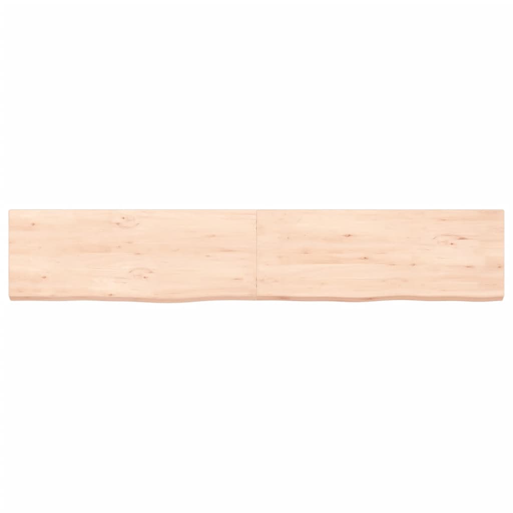 Wastafelblad 160x30x4 cm onbehandeld massief hout