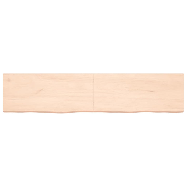 Wastafelblad 180x40x4 cm onbehandeld massief hout