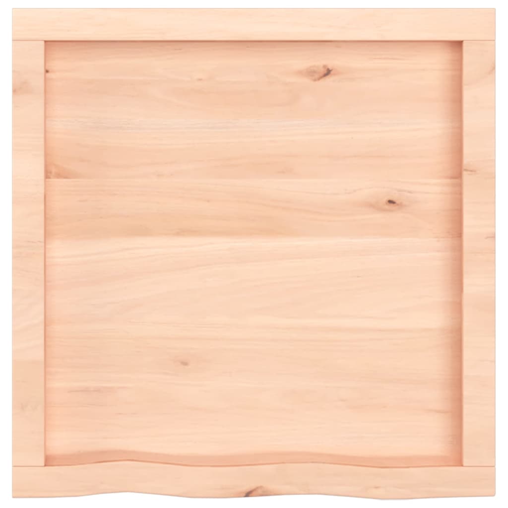 Tafelblad 60x60x4 cm onbehandeld massief eikenhout
