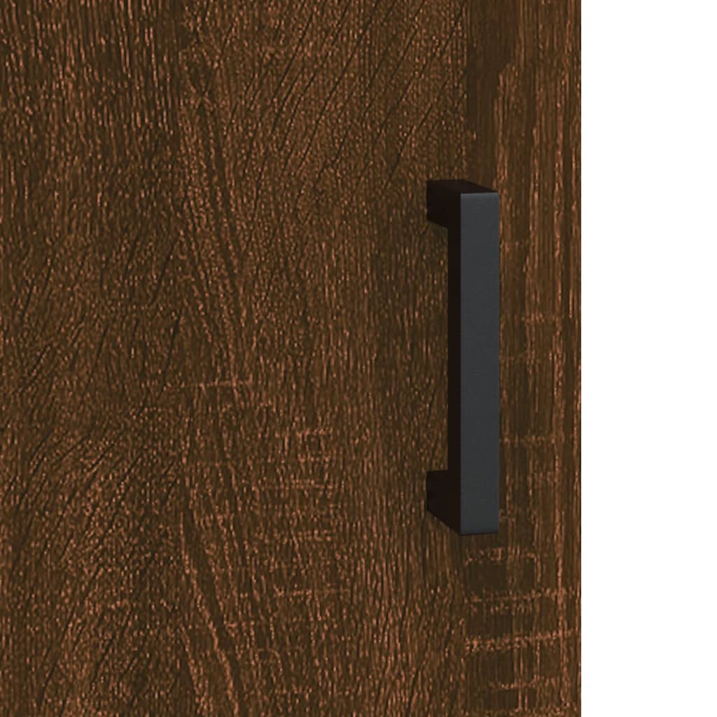Dressoir 69,5x34x90 cm bewerkt hout bruin eikenkleur