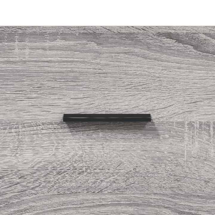 Dressoir 69,5x34x90 cm bewerkt hout grijs sonoma eikenkleurig