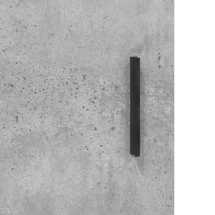 Dressoir 34,5x34x90 cm bewerkt hout betongrijs