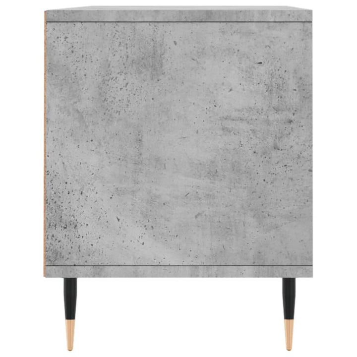 Tv-meubel 100x34,5x44,5 cm bewerkt hout betongrijs