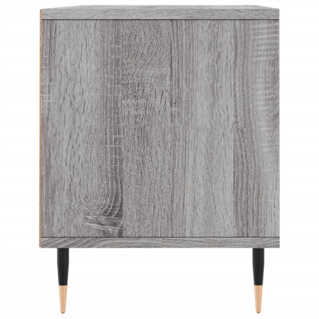 Tv-meubel 100x34,5x44,5 cm bewerkt hout grijs sonoma eikenkleur