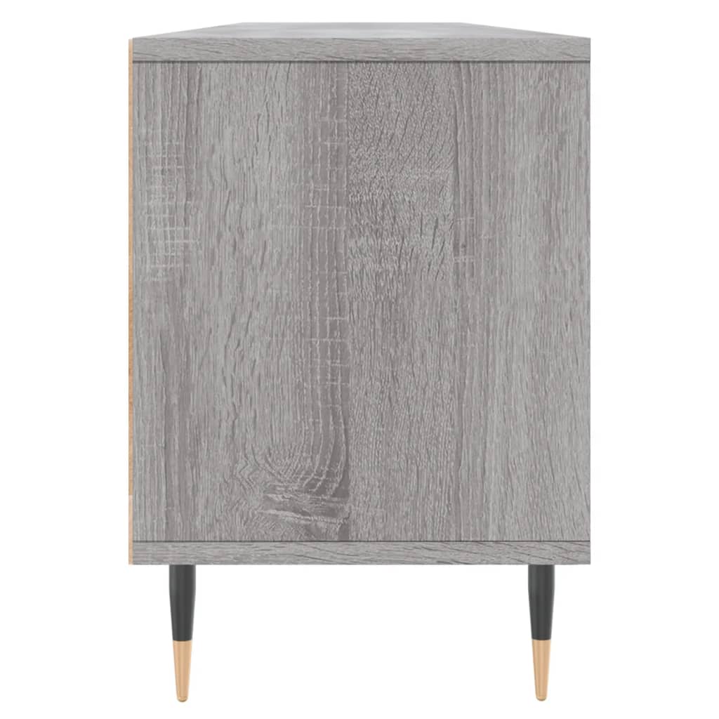 Tv-meubel 150x30x44,5 cm bewerkt hout grijs sonoma eikenkleurig