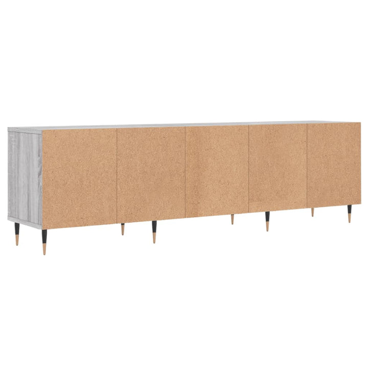 Tv-meubel 150x30x44,5 cm bewerkt hout grijs sonoma eikenkleurig