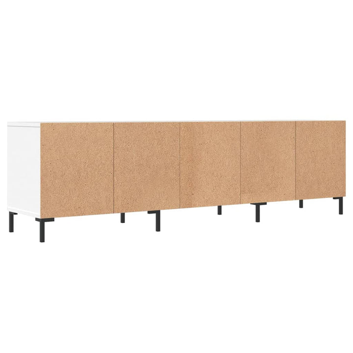 Tv-meubel 150x30x44,5 cm bewerkt hout wit