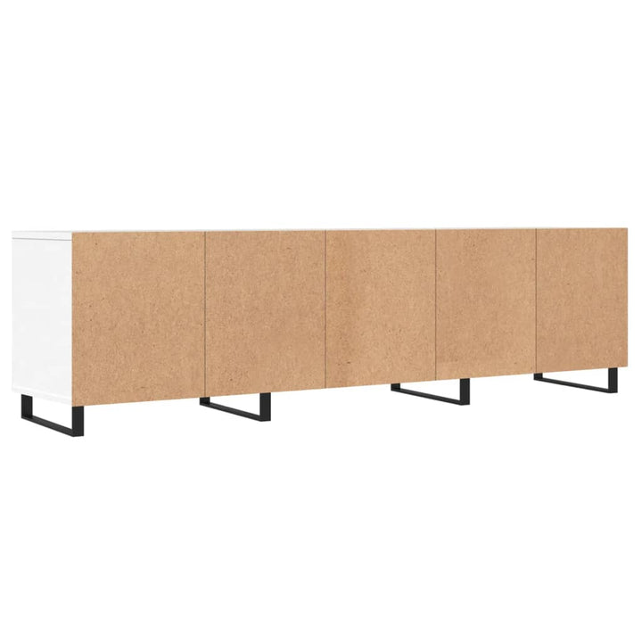 Tv-meubel 150x30x44,5 cm bewerkt hout wit