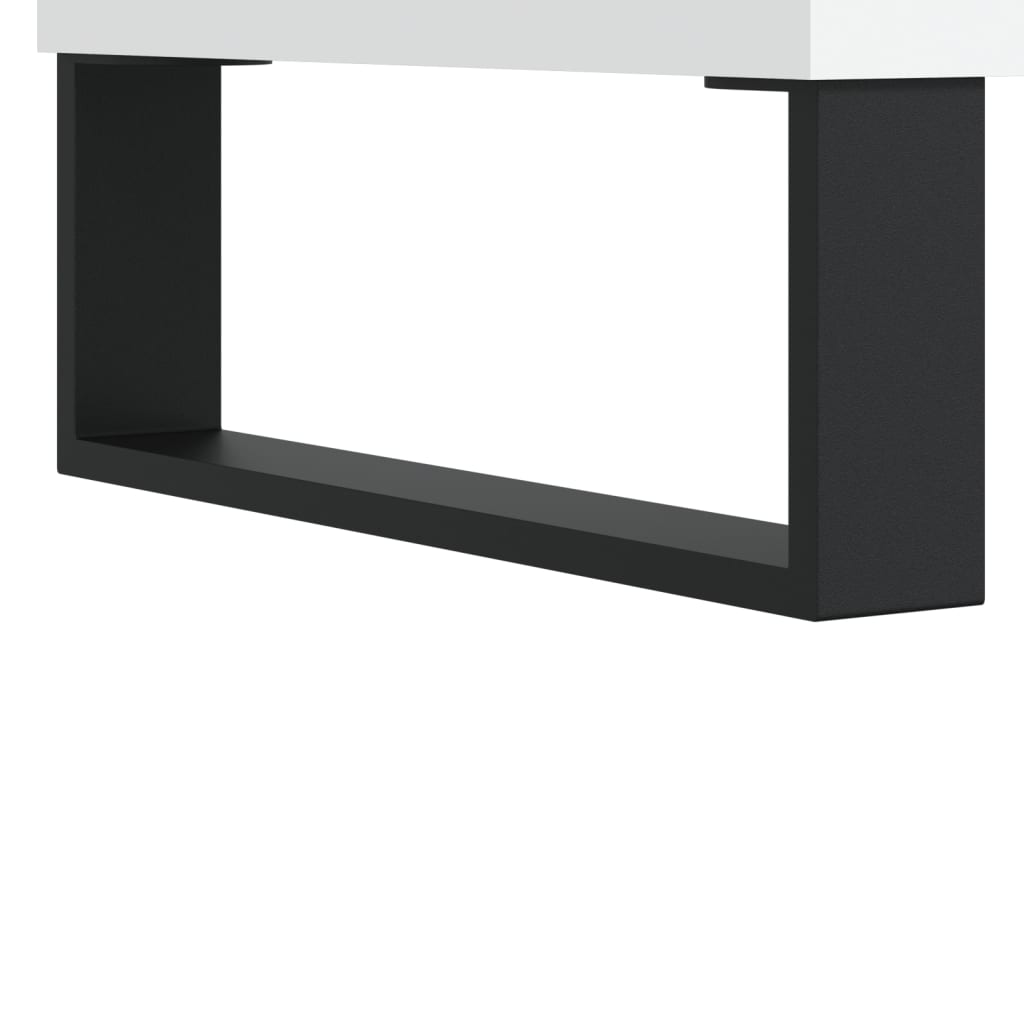 Tv-meubel 150x30x44,5 cm bewerkt hout wit
