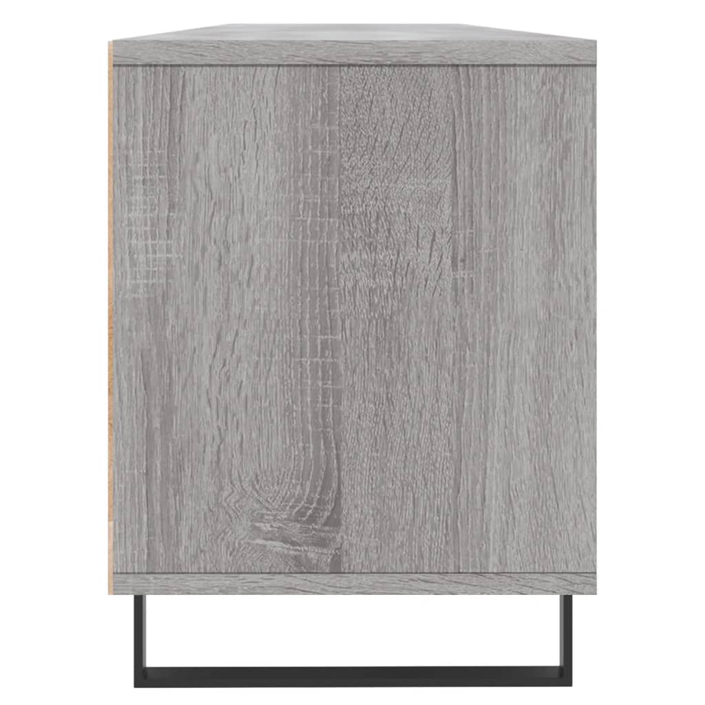 Tv-meubel 150x30x44,5 cm bewerkt hout grijs sonoma eikenkleurig