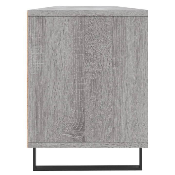 Tv-meubel 150x30x44,5 cm bewerkt hout grijs sonoma eikenkleurig