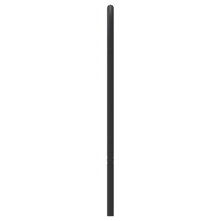 Hoofdbord metaal zwart 90 cm