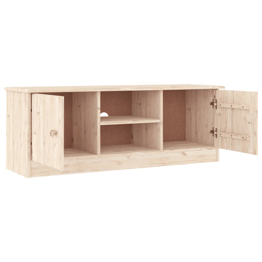 TV-meubel ALTA 112x35x41 cm massief grenenhout