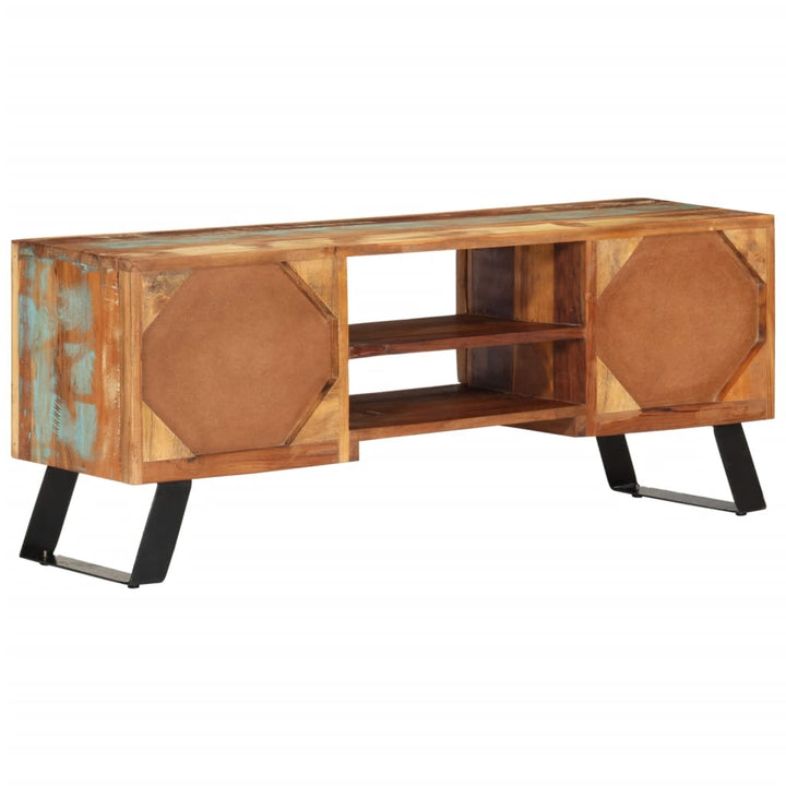 Tv-meubel 112x30x45 cm massief gerecycled hout