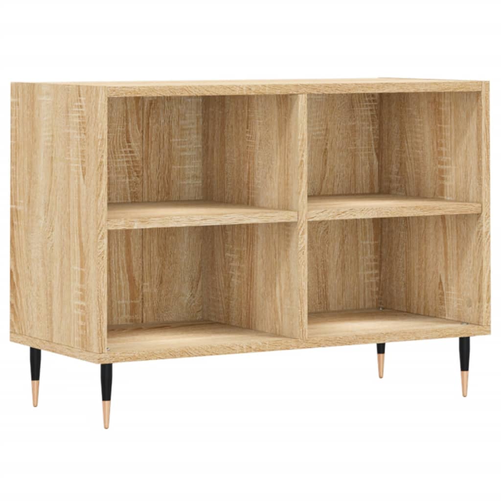 Tv-meubel 69,5x30x50 cm bewerkt hout sonoma eikenkleurig