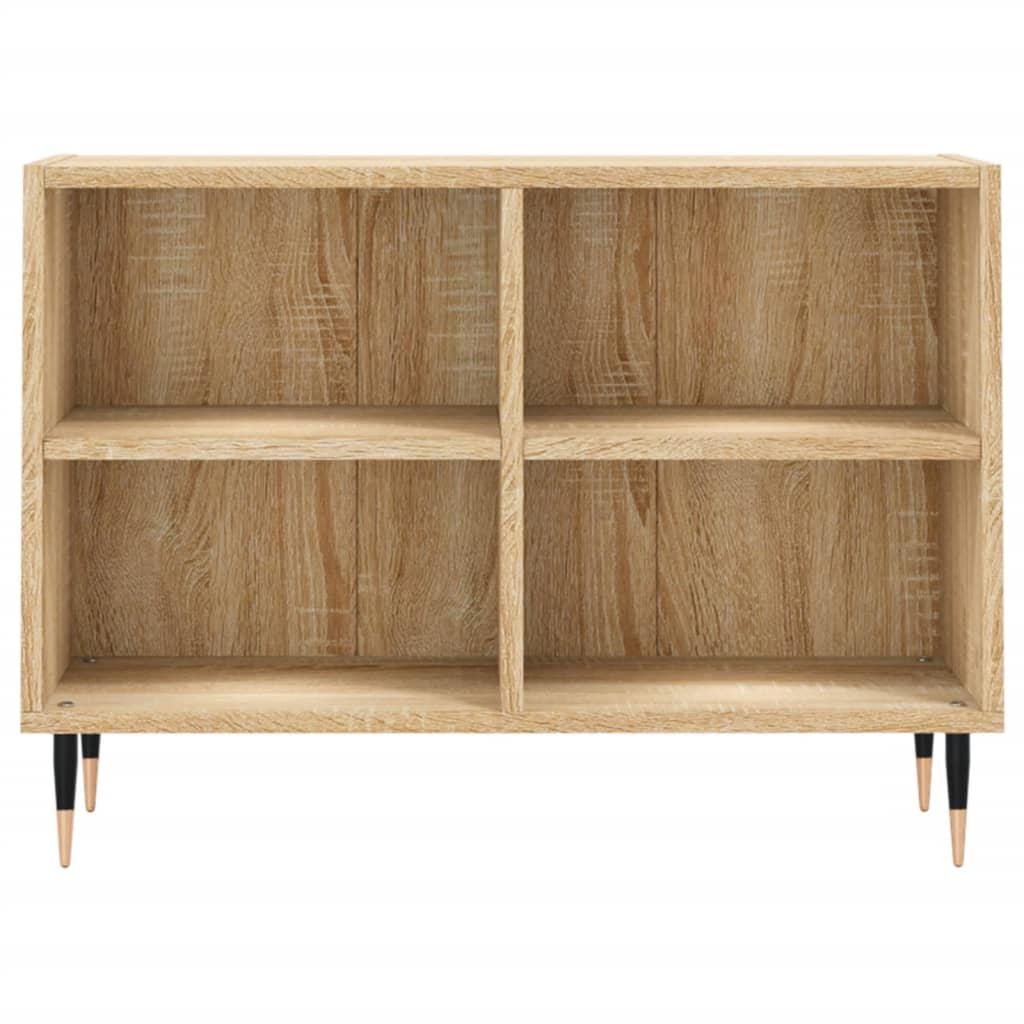 Tv-meubel 69,5x30x50 cm bewerkt hout sonoma eikenkleurig