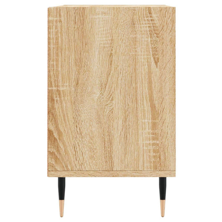 Tv-meubel 69,5x30x50 cm bewerkt hout sonoma eikenkleurig