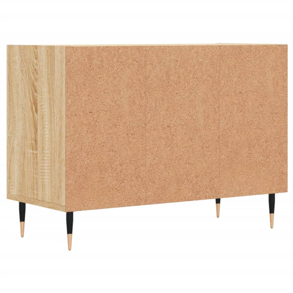 Tv-meubel 69,5x30x50 cm bewerkt hout sonoma eikenkleurig