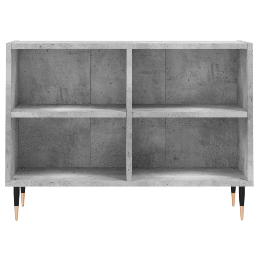 Tv-meubel 69,5x30x50 cm bewerkt hout betongrijs