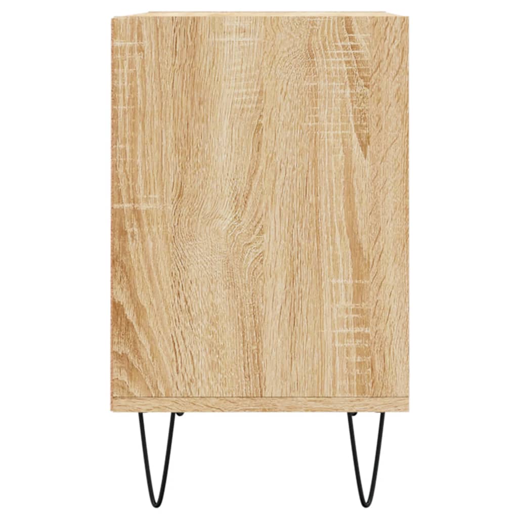 Tv-meubel 69,5x30x50 cm bewerkt hout sonoma eikenkleurig