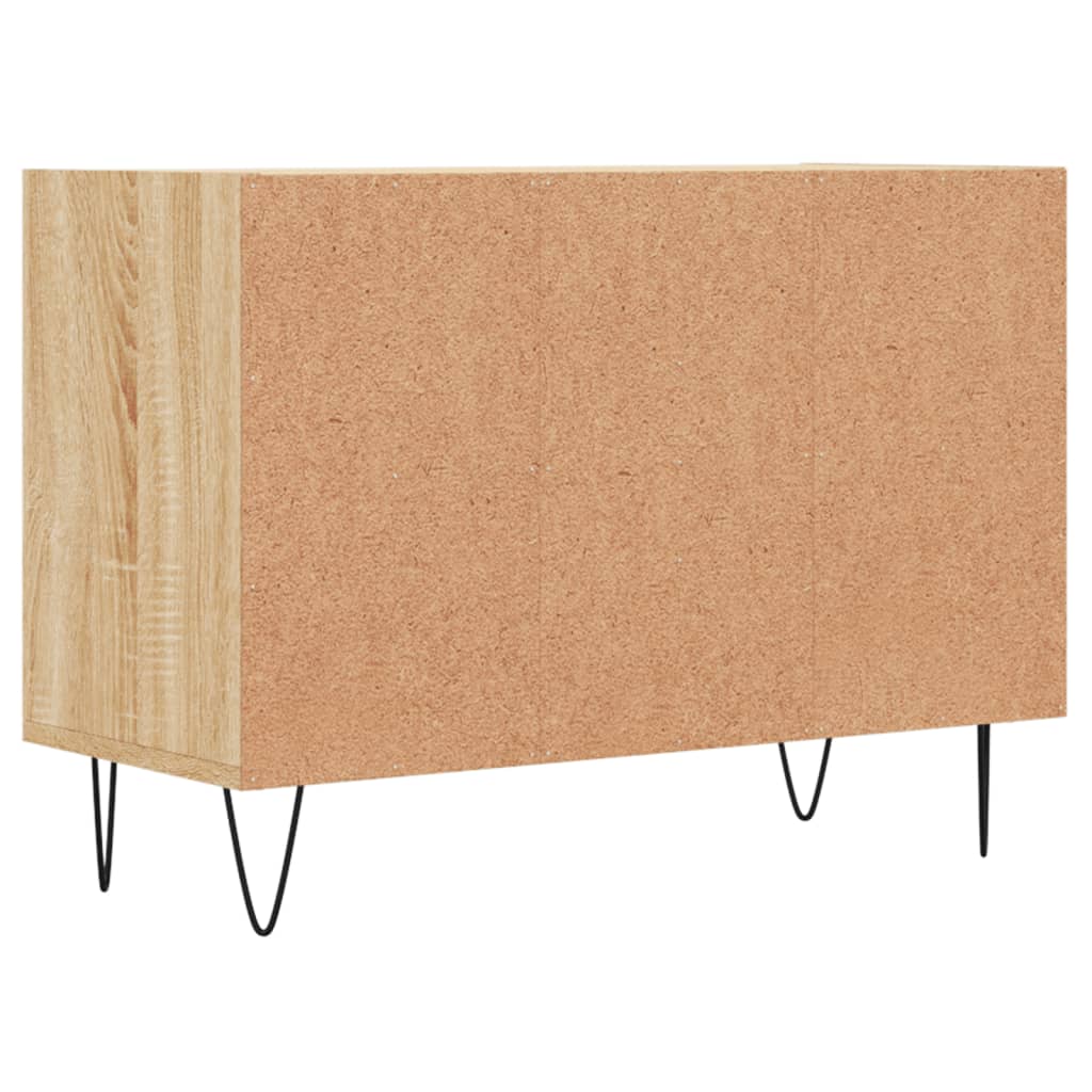 Tv-meubel 69,5x30x50 cm bewerkt hout sonoma eikenkleurig