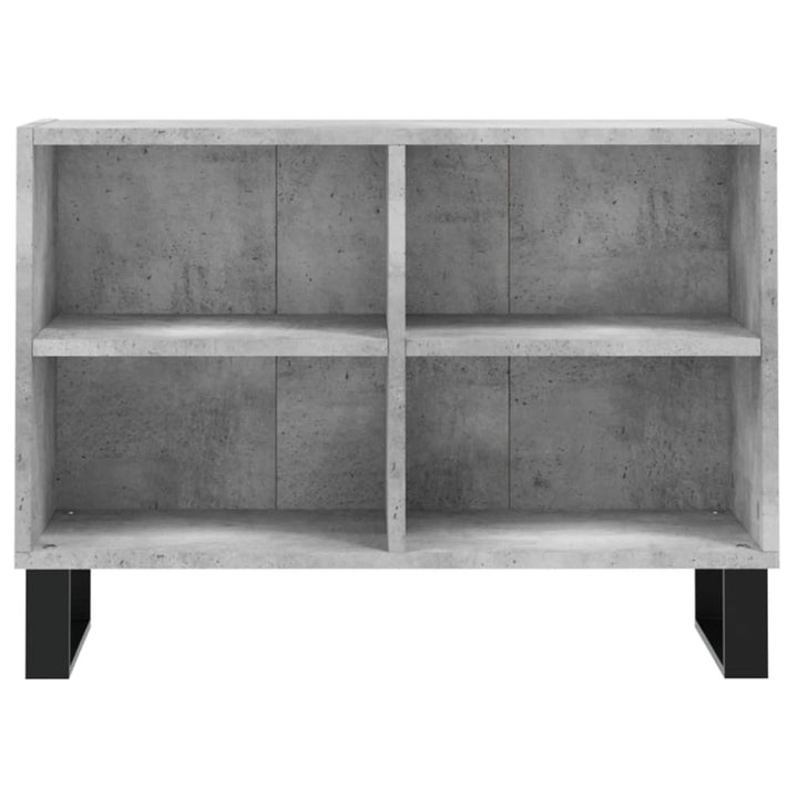 Tv-meubel 69,5x30x50 cm bewerkt hout betongrijs