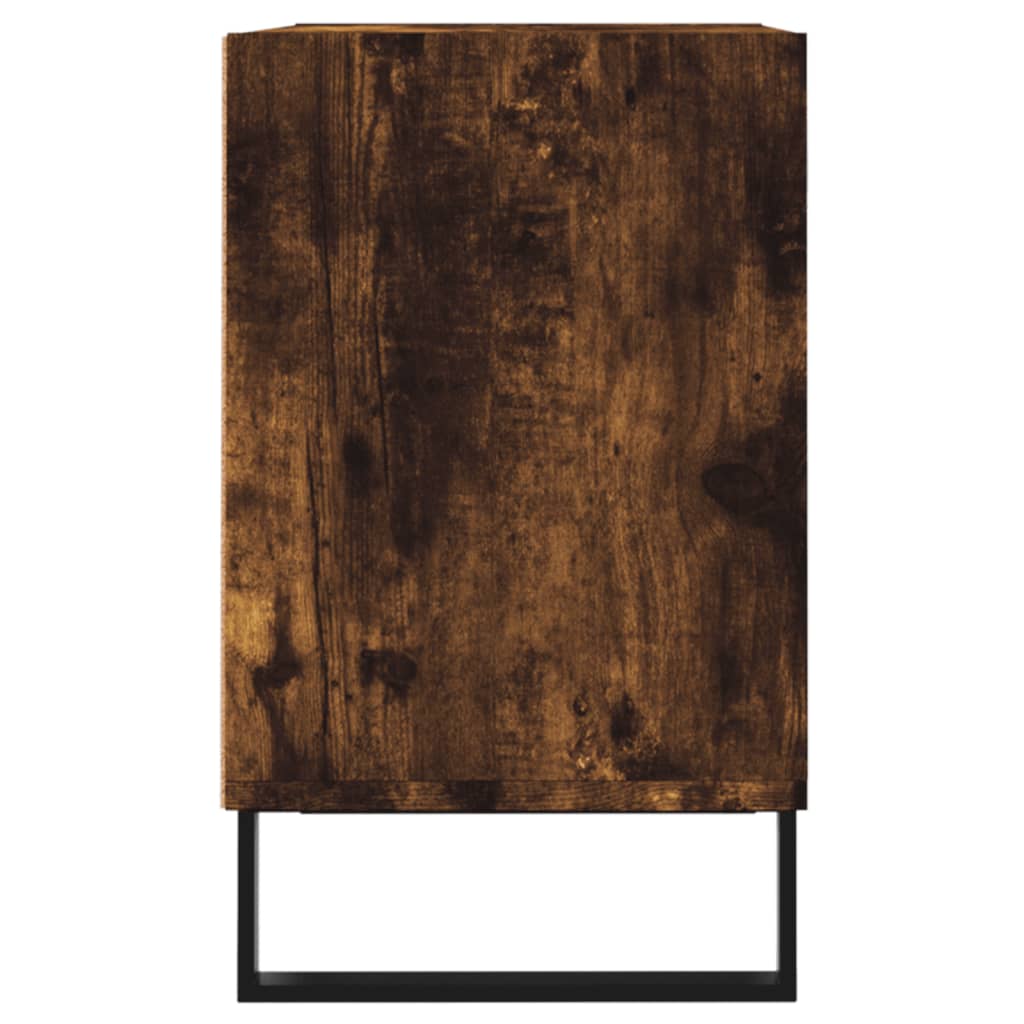 Tv-meubel 69,5x30x50 cm bewerkt hout gerookt eikenkleurig