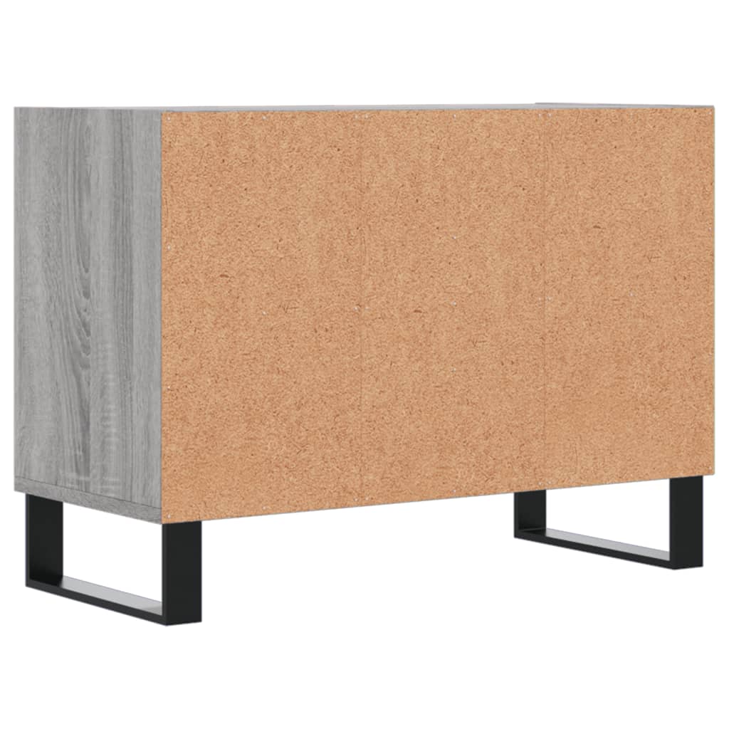 Tv-meubel 69,5x30x50 cm bewerkt hout grijs sonoma eikenkleurig