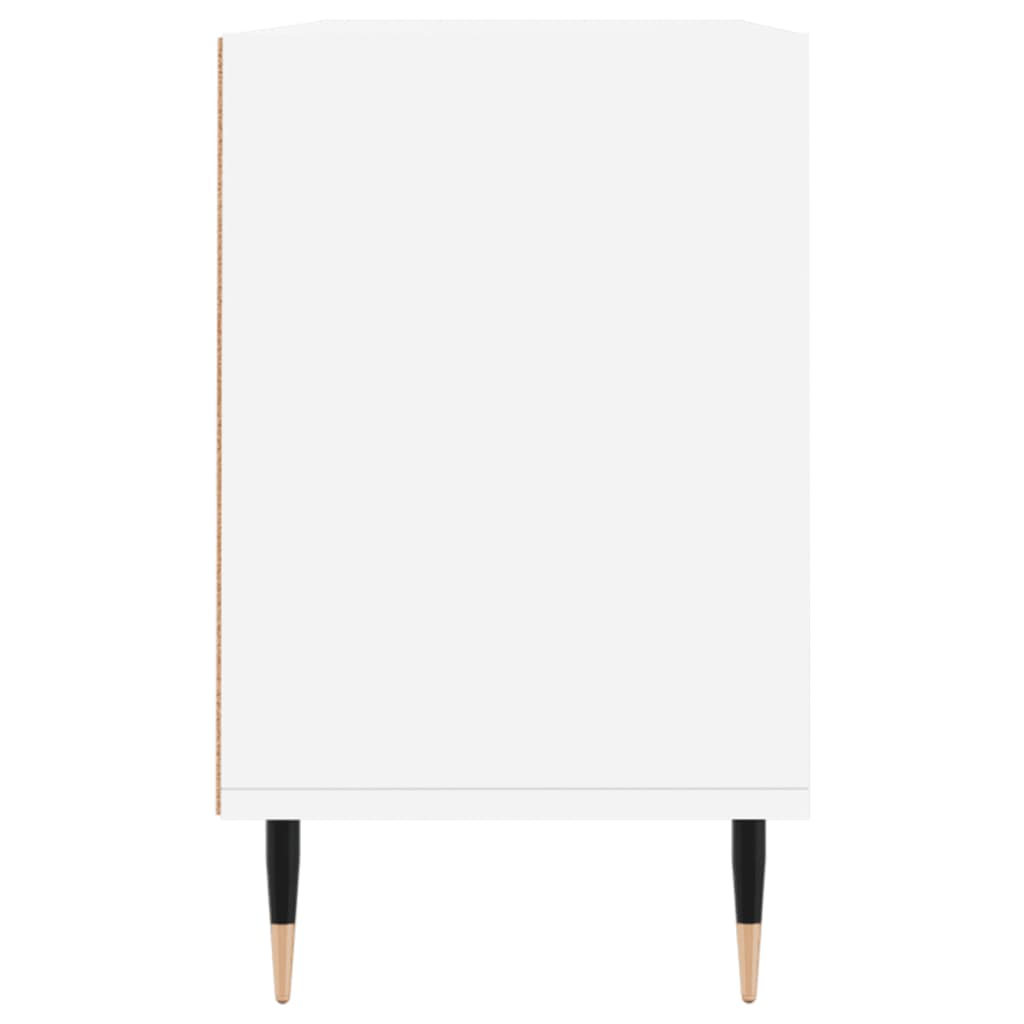 Tv-meubel 103,5x30x50 cm bewerkt hout wit