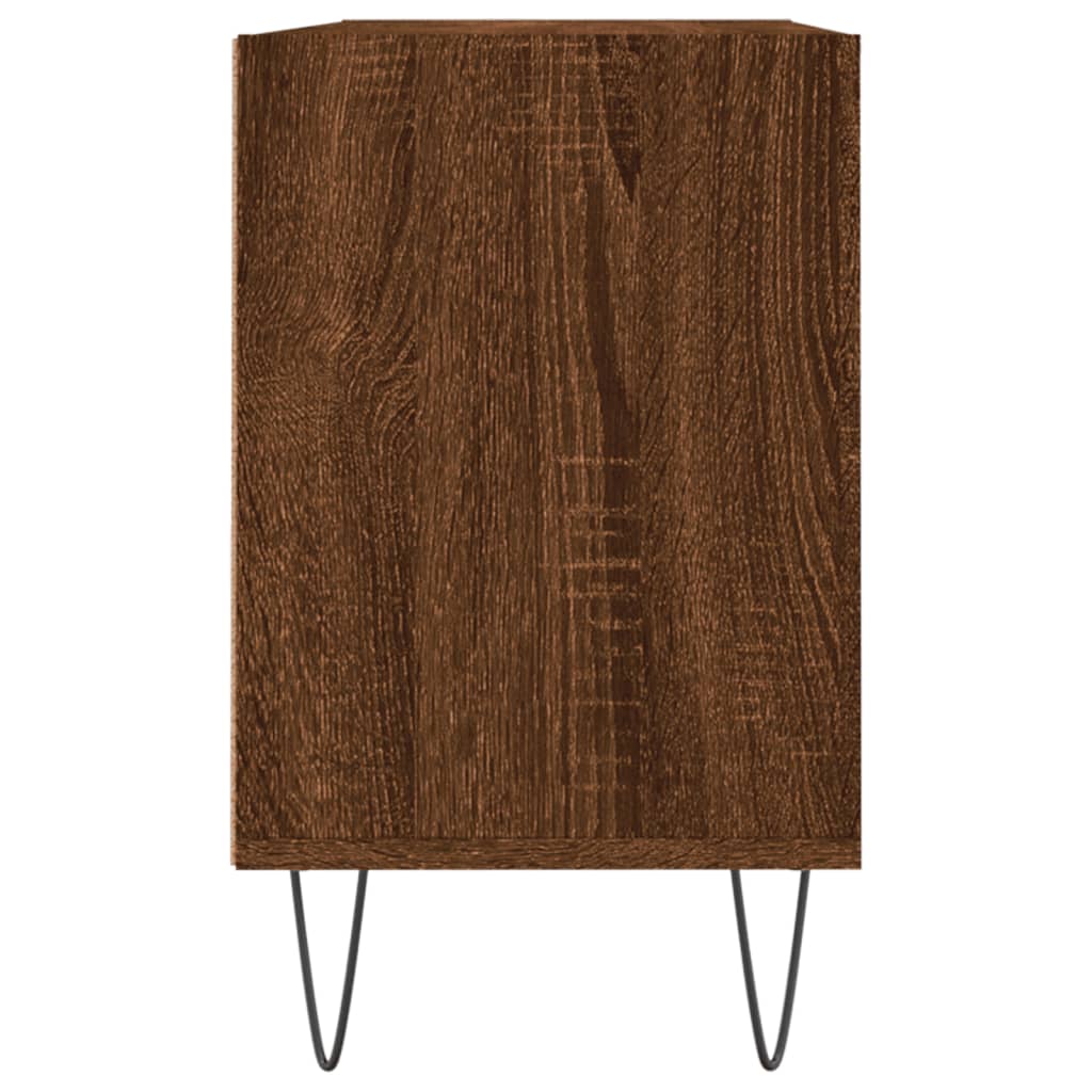 Tv-meubel 103,5x30x50 cm bewerkt hout bruin eikenkleur